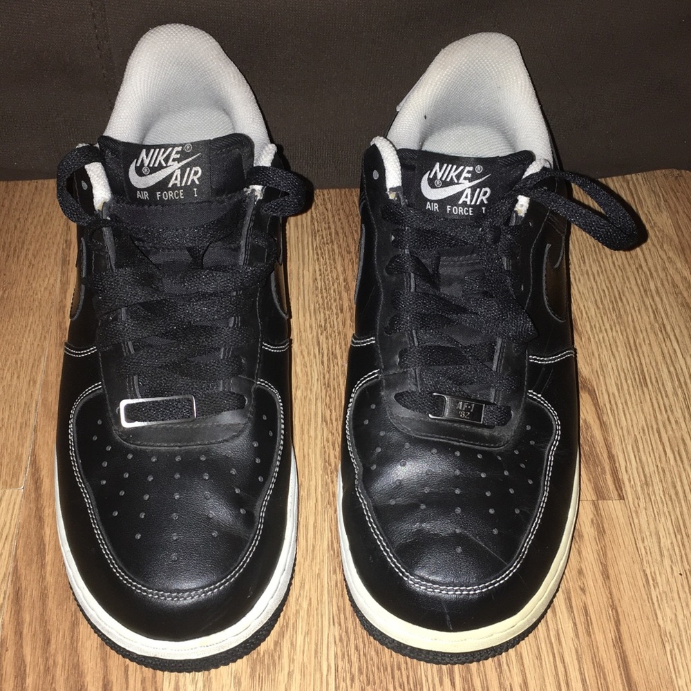 Nike AF1 black/black-white